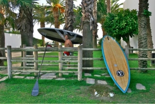Listo para un dia de SUP